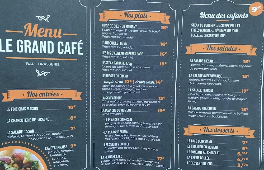 Le grand Café - Menu Image 3